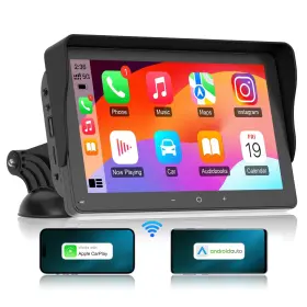 P7001 Voxxbass Portable Apple Carplay Screen For Car - Wireless Android Auto 7