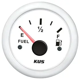 240-33 Wema Usa 859678005493 Cpfr-ww Ohm Electric Fuel Level Gauge 12v / 24v 2 Inch Plastic White