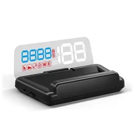 T900 Wiiyii Universal Car Hud Head Up Display With Satellite Clock Single