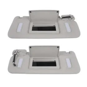 Woosphy 22850310 2x Sun Visors Right Left Replacement For Chevy Avalanche Tahoe Silverado Su