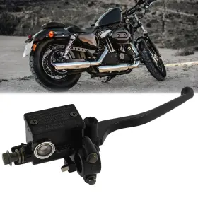 Cg125 X Autohaux 712662276012 One Black Metal Motorcycle Front Brake Pump Accessory For Honda #3