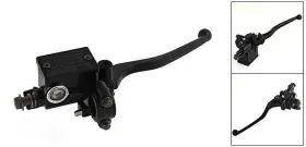 Cg125 X Autohaux 726215604795 Black Metal Motorcycle Front Brake Pump Accessory Single Custom For Honda #2