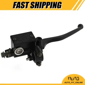 Cg125 X Autohaux 726215604795 Black Metal Motorcycle Front Brake Pump Accessory Single Custom For Honda