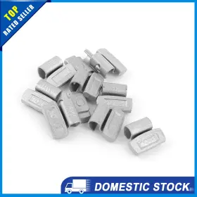 X Autohaux 726215647693 Pack Of 10 For Car Truck 10g Metal Clip Tire Rim Wheel Balance Weights