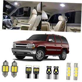 Mii00-06tahoe-20w-4014 Xpismii 20 Piece 6000k White Led Interior Light Kit Package Replacement For Chevy