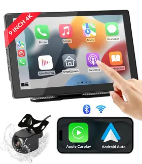 Carplay-9-2 Yaseme Wireless Carplay Screen For Car 9 Inch Hd Portable Stereo Touch Carp