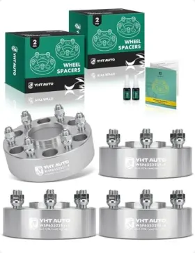 Yhtwsp0101-pn Ytautoparts 6x5.5 Hubcentric Wheel Spacers 2 Inch Fits Chevy Gmc 4pcs Silver