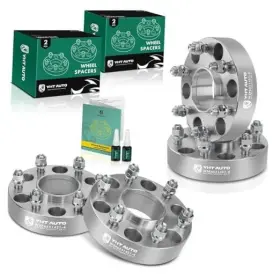 Yhtwsp0108 Ytautoparts 6x5.5 Hubcentric Wheel Spacers 1.5 Inch For Silverado Sierra 4 Pcs Sliver
