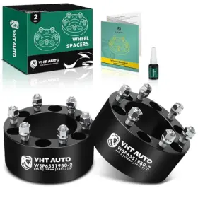 Yhtwsp0338-pn Ytautoparts 6x5.5 Wheel Spacers 3 Inch Fits Chevy Gmc Cadillac Models Silverado Sierra