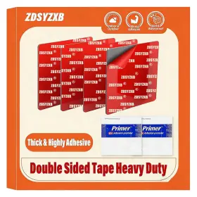 Zdsyzxb 679070143872 Adhesive Sticky Pads For Dash Cam Square Heat Resistant 4pcs Red
