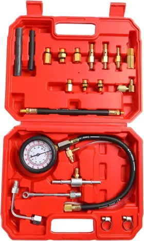 Zeajsru 702999525266 Fuel Pressure Detector Kit 0-140 Psi Universal Injection Pump