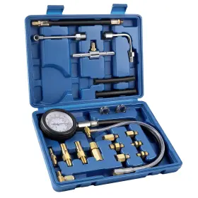Zeajsru 730851202451 Fuel Pressure Tester Kit 140 Psi Injection &