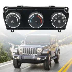Zelven Tnz-46s Air Conditioning And Heater Control Switch Compatible With 2014-2018 Jeep Wrangl