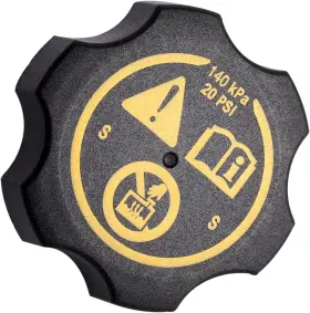 Zimglobal 721042445054 Universal Coolant Reservoir Cap For 2000-2022 Chevy Gmc Buick Cadillac -silverad