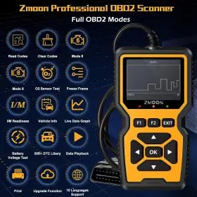 Obd2 Zmoon 313111134169 Professional Scanner Diagnostic Tool Enhanced Check Engine Code Reader Wi #2