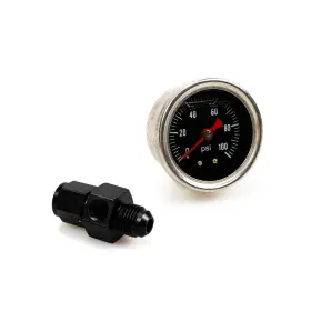 Zy13-4 Zuylikxy Universal Fuel Pressure Gauge Liquid 0-100psi Oil Press 1/8 Npt With