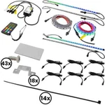 Aamp Stinger Spxdubkit Dynamic Led Strip Kit, 6 Piece (front, Rear, Sides). Fixed Price $140.00.
