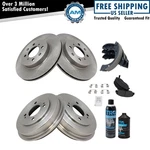 Front & Rear Posi Metallic Disc Brake Pad Rotor Shoes Drum Kit W/chemicals. Fixed Price $189.85.