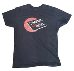 Cummins Shirt Red Ball Logo Short Sleeve Gear Distressed Black Grunge Medium. Fixed Price $28.88.