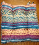 Greenland Home Triple-cushioned Chair Pads Southwest Geometric Design GL-1412. Fixed Price $39.95.