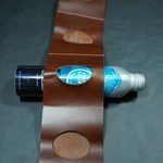 Ducks Unlimited Brown Leather Brass 5 Wine Bottle Holder Rack Wall Hanger. Fixed Price $25.99.