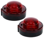 2 Lot Roadpro RP911R Red Led Roadside Beacon 360 Visibility Magnetic Base. Fixed Price $23.95.