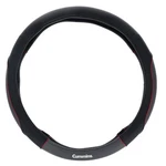 Cummins CMN35390 18IN Leather Steering Wheel Cover Black Red. Fixed Price $40.60.