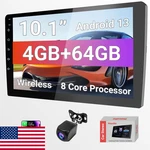Haudio 10.1" Hd Carplay Touchscreen Stereo 720P Double Din 8-CORE Gps. Fixed Price $130.18.