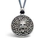 Medusa Pendant Necklace Goddess Queen Of Power Protection Pewter Jewellery & Box. Fixed Price $23.51.