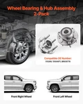2PCS Front Wheel Bearing & Hub Assembly Fit For 2014-2016 Cadillac Srx Base Luxu. Fixed Price $115.88.