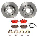 Brembo Rear Brake Kit Disc Rotors Ceramic Pads & Sensor For Mini R60 R1 Jcw ALL4. Fixed Price $185.96.