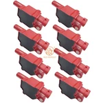 Set Of 8 Square High Energy Ignition Coil Compatible With Cadillac Chevy G.... Fixed Price $158.09.