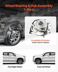 Front Wheel Bearing & Hub Assembly For 2007-2013 Chevy Silverado 1500 4WD. Fixed Price $74.99.