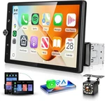 Mahvec 10.4 Single Din Stereo Wireless Carplay Android Auto. Fixed Price $178.00.