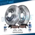 Rear Rotors + Pads For 2002-2004 Honda Cr-v Drilled Brakes Kit. Fixed Price $85.23.