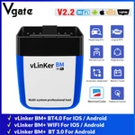 Vgate Vlinker Bm+ OBD2 Scanner Bluetooth 3.0/4.0/WIFI Car Diagnostic Tools. Fixed Price $34.77.