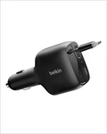 Usb Car Charger 75W 30IN Retractable Compatible Iphone 17 Belkin Series Galaxy. Fixed Price $59.99.