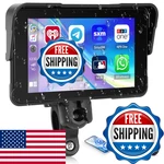 Camecho Motorcycle Wireless Carplay Android Auto Screen 5 IP68 Waterproof Hd. Fixed Price $75.80.