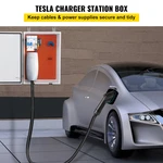 Tesla Charger Station Box 28"X20"X10" Outdoor Cable Organizer Waterproof. Fixed Price $163.99.
