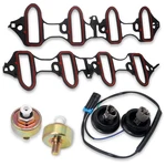 Dual Knock Sensor Kit With Wiring Harness & Intake Manifold Gasket,for Chevy Sil. Fixed Price $50.80.