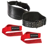 Victor Fitness Vtbbks Small Dual Prong Belt + Red Padded Straps. Fixed Price $43.98.