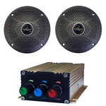 Rhox Red Hawk RAD-047 Amplifier 5 Marine Grade Poly Core Speaker Golf Carts. Fixed Price $201.40.
