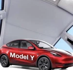 Front & Rear Glass Roof Sun Shades Kits For 2020-2023 Tesla Model Y, Car Telsa. Fixed Price $25.00.
