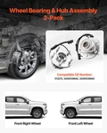 Front Wheel Bearing & Hub Assembly Pair For 2010 Jeep Wrangler Islander. Fixed Price $119.99.