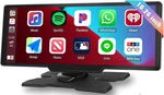 Camecho Wireless Apple Carplay Android Auto Portable Stereo 10.26 A3521. Fixed Price $67.12.
