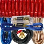 Audiobank Complete Gauge Up To 6500 Watts Car Amplifier Installation Red. Fixed Price $69.99.