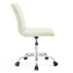 Modway Ripple Modern Vinyl Armless Mid Back Office Chair White. Fixed Price $134.16.