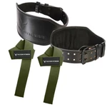 Victor Fitness Vtbbkm Dual Prong Weight Lifting Belt W/ 24" Wrist Straps Green. Fixed Price $40.98.