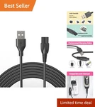 Universal Hair Clipper Charger Cord, Replacement For Various Electric.... Fixed Price $18.85.