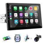 Haudio 10.1 Single Din Car Stereo, Rotatable Touch Inch, Black. Fixed Price $171.90.